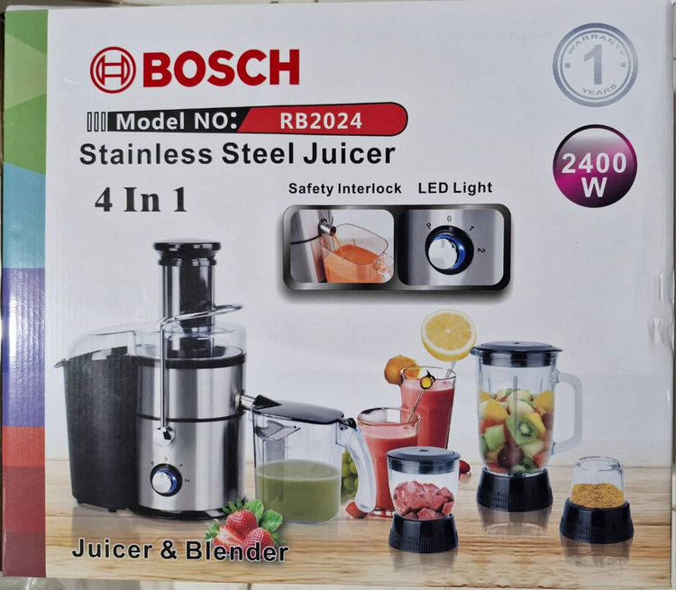 آبمیوه گیری 4 کاره بوش2400وات مدلRB2024