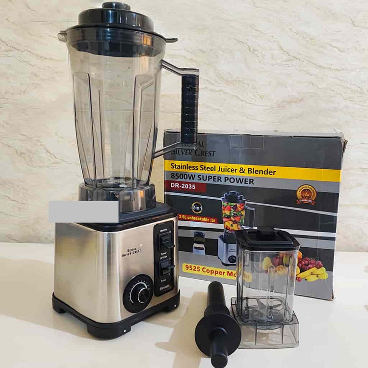 مخلوط کن وآسیاب دوکاره سیلورکرست-قدرت8500 وات-مدل DR_2035