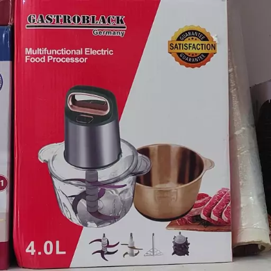 سوپر خردکن دو کاسه ۴ لیتر گاستروبلک آلمان- ۳۰۰۰ وات-GastroblackGermany