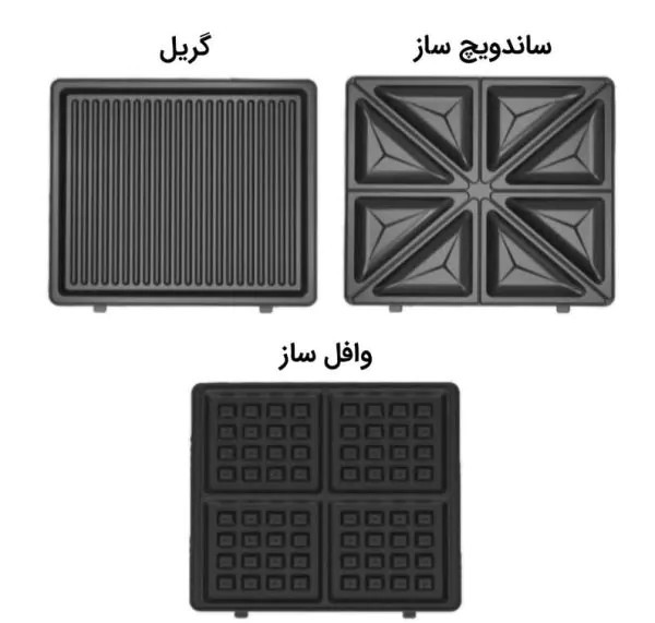 ساندویچ ساز سه کاره پاناسونیک مدل PA-6025