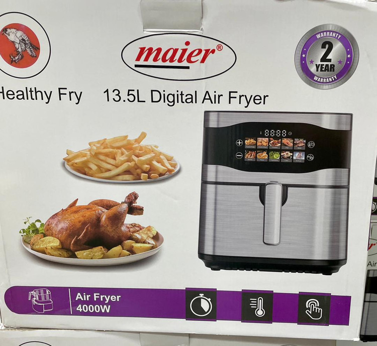 سرخکن دوالمنت13/5 لیترمایر- تمام استیل سبددار مدل MR-980