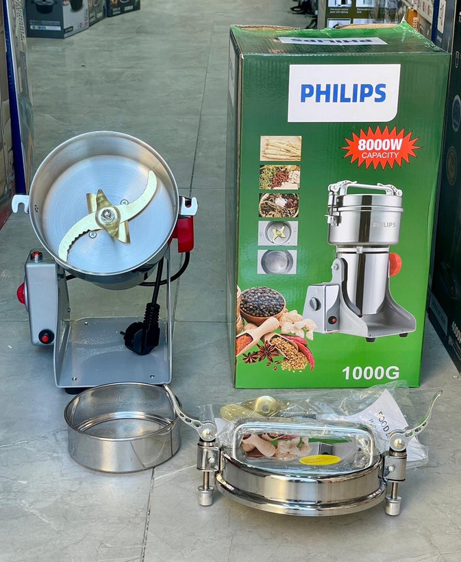 آسیاب صنعتی 1000 گرمی گهواره ای تیغه طلایی فیلیپس-توان8000 وات