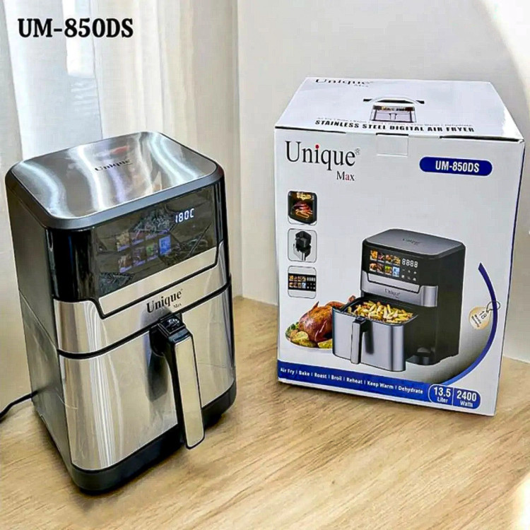 سرخکن دوالمنت ۱۳/۵ لیتر یونیک مکس- قدرت 2400 وات مدلUM-850DS