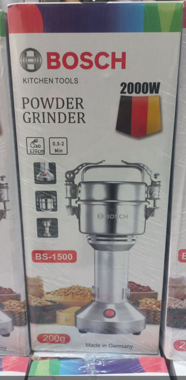 آسیاب نیمه صنعتی ۲۰۰ گرمی بوش-مدل BS_1500