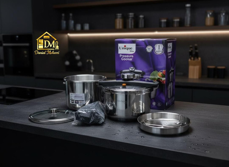 زودپز8 پارچه دوقلو 5 7 لیتر یونیک مدل UA-3001