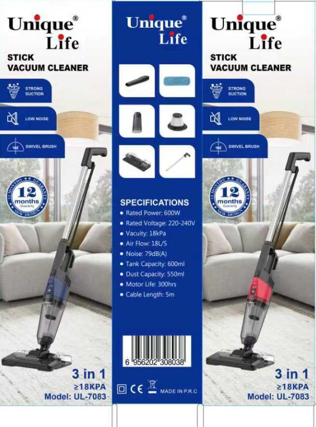 جاروعصایی سه کاره یونیک لایف مدل UL_7083