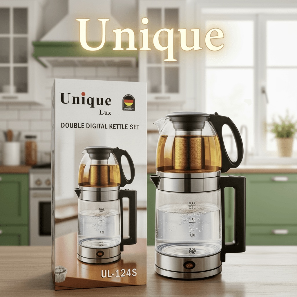 چایی ساز روهمی وارمردار یونیک مدل UL-124