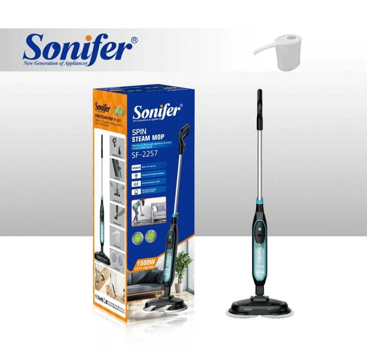 تی بخار چرخشی (Spin Steam Mop) از برند سونیفر (Sonifer) مدل SF-2257