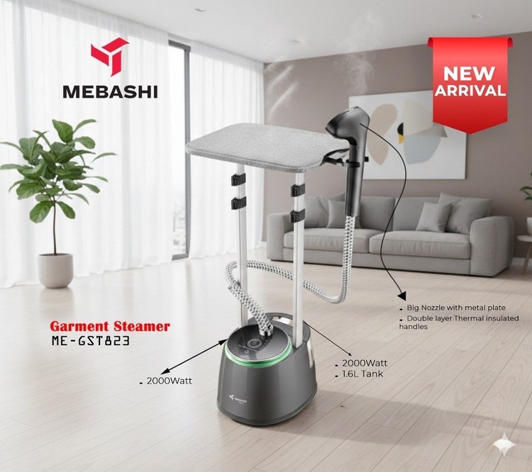 اتو بخارگر ایستاده مباشی مدل ME-GST823 ا Mebashi ME-GST823