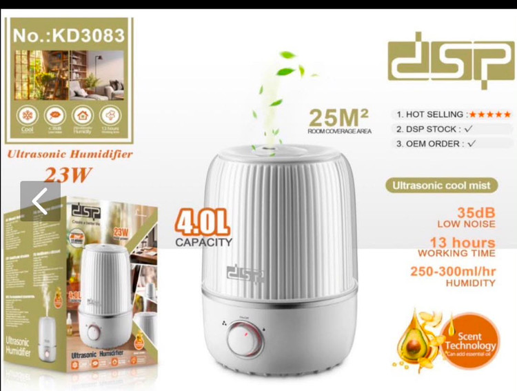 دستگاه بخور سرد دی اس پی مدل KD3083
