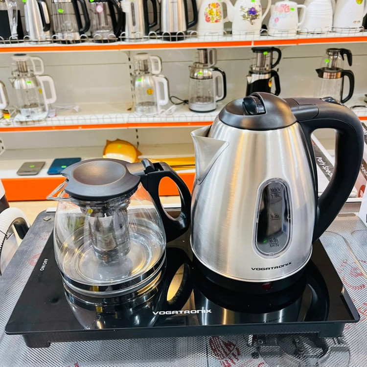 چای ساز کنارهمی صفحه شیشه ای وگاتی مدل 113