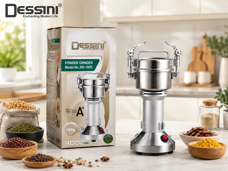 آسیاب صنعتی دسینی 150 گرمی مدل DESSINI DK-150G | توان 3000 وات