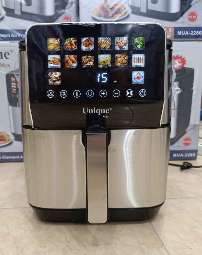 سرخکن دو المنت 13/5 لیتر یونیک مکس- توان 2600 وات - سبدجداشونده منوی رنگی مدل MUA-2280