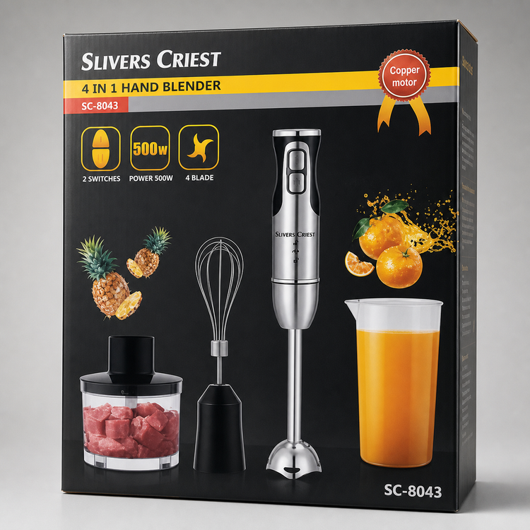 گوشت کوب برقی ۴ کاره سیلور کرست Slivers Criest (مدلSC-8043)