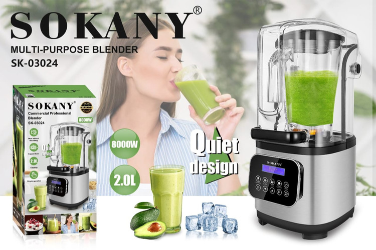 مخلوط کن حرفه ای پنل لمسی سوکانی مدل Sk_03024
