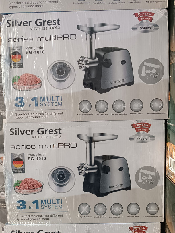 چرخ گوشت سیلور گرست مدل SG1010 با بدنه استیل