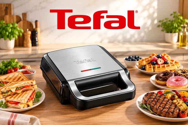 ساندویچ ساز 4 کاره تفال مدل TL-7055 با توان 1400 وات و صفحات قابل تعویض